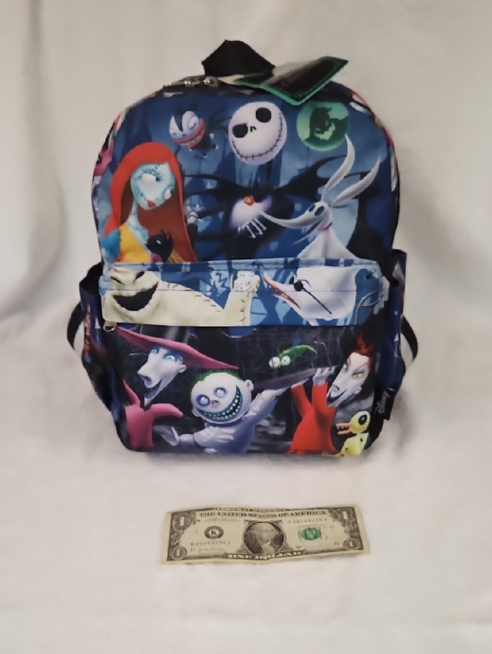 Disney The Nightmare Before Christmas Blue Black Kids Backpack